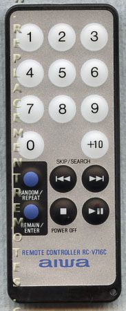 Aiwa RCV716C Audio Remote Control