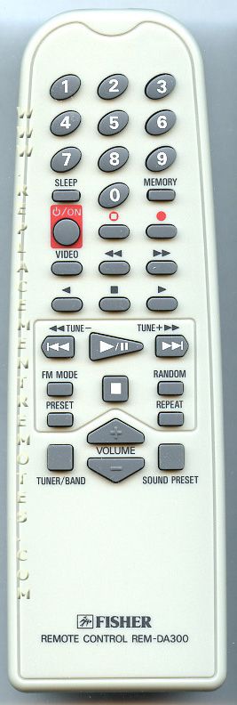 Fisher REMDA300 Audio Remote Control