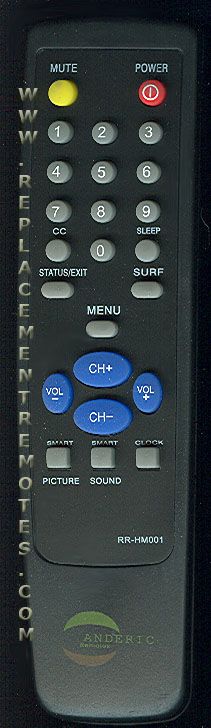 Anderic Simple Magnavox Remote Control TV Remote Control