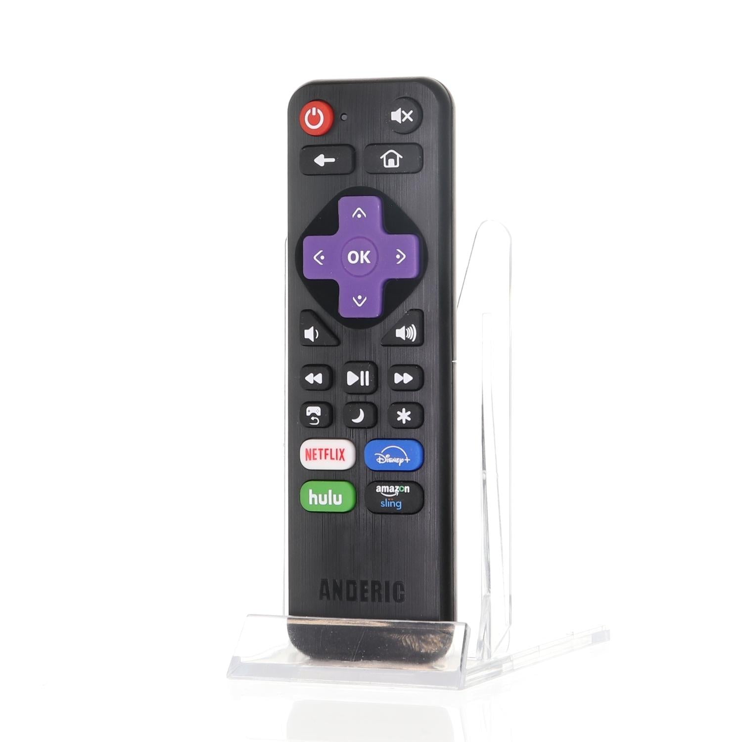 Anderic RRST01.3 for Roku Learning Universal with Netflix/Disney/Hulu/Amazon 1-Device Universal Remote Control