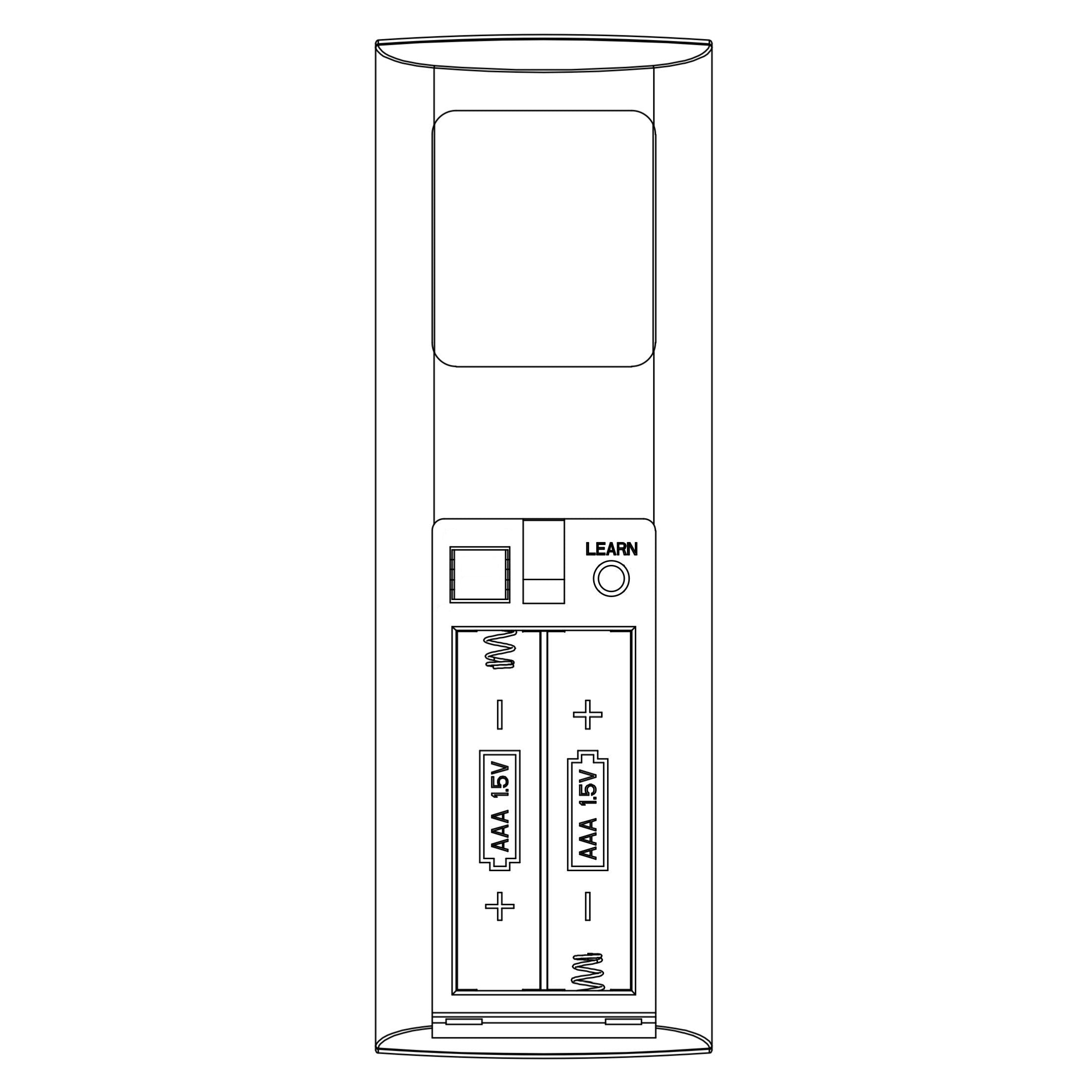 Anderic TX045-LR For Home Decorators Collection Ceiling Fan Remote Control - RRTX045-LR