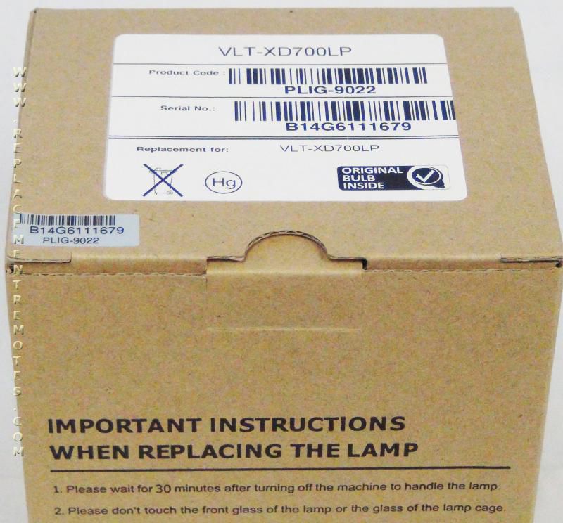 Generic VLT-XD700LP for MITSUBISHI Projector Lamp Assembly