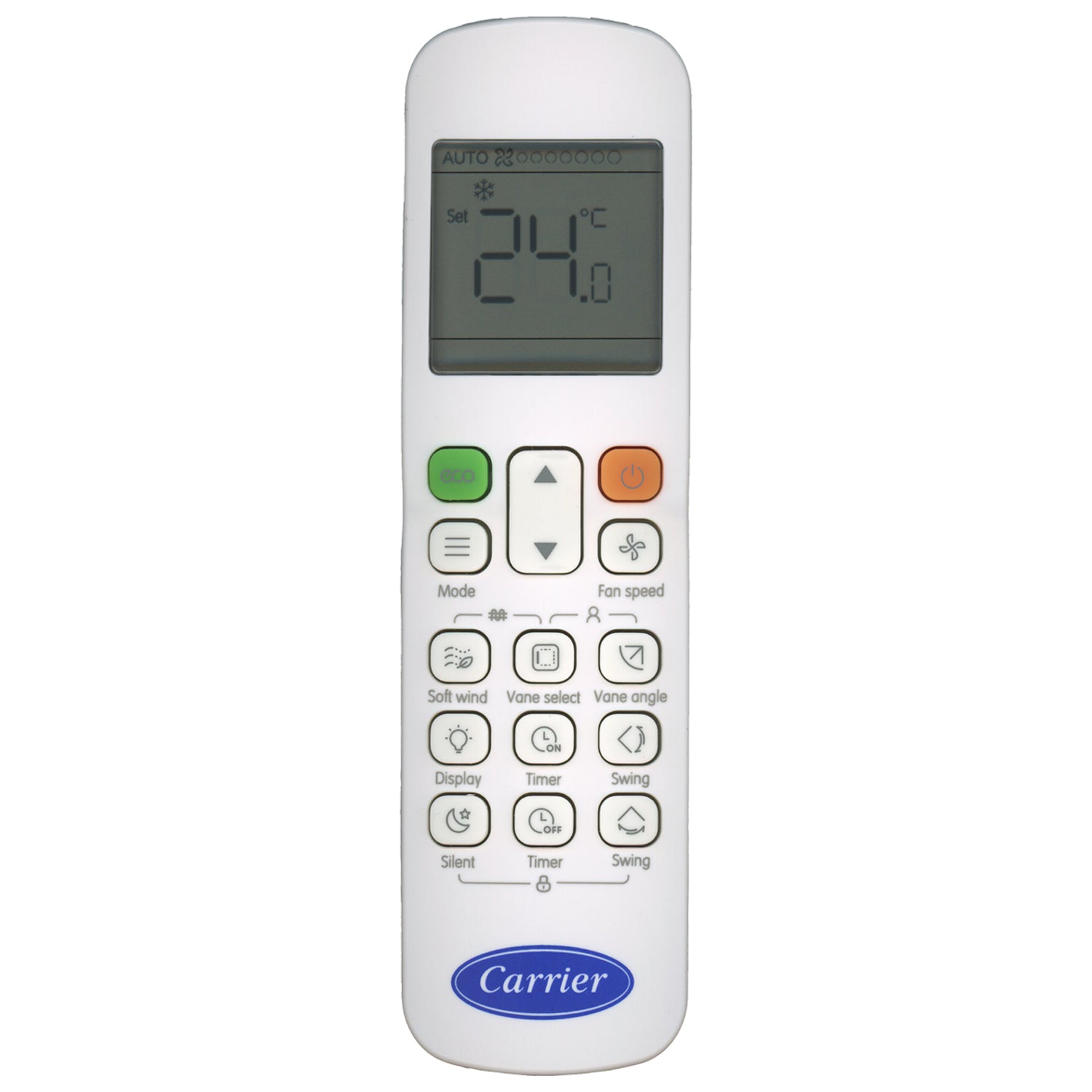 Carrier WL-12F-CM - RM02A/BGE-A Air Conditioner Remote Control