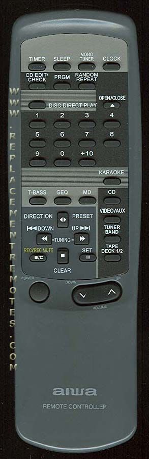 Aiwa XREM70 Audio Remote Control