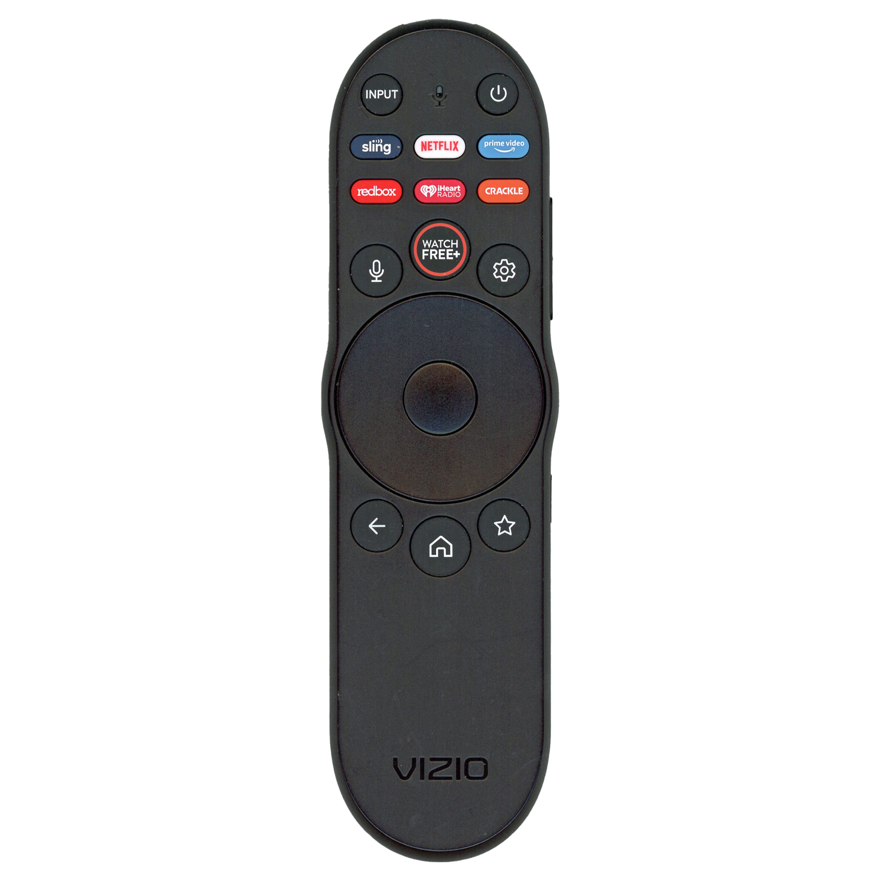 VIZIO XRT270R SmartCast Voice Remote Control - Sling, Netflix, Prime Video, Redbox, IHeart Radio, Crackle, Watch Free - XRT270