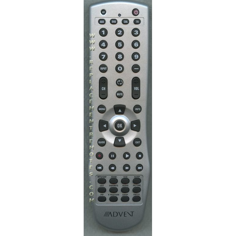 Advent 301D42FB606C TV Remote Control