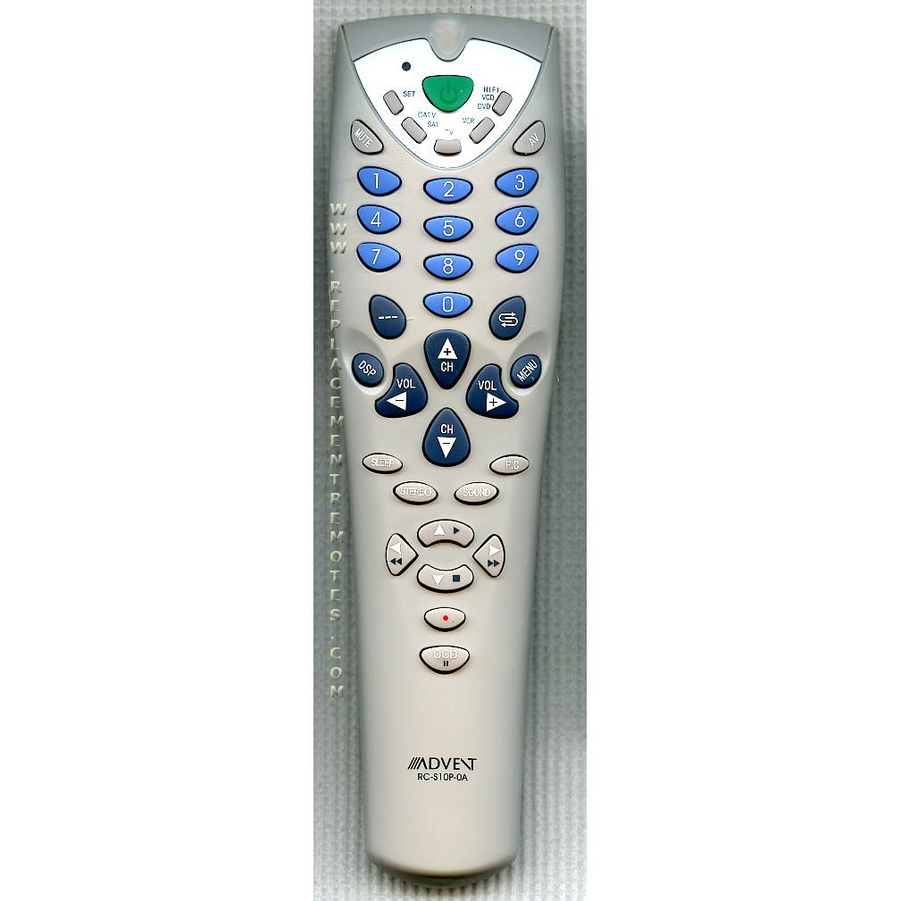 Advent RCS10P0A TV Remote Control