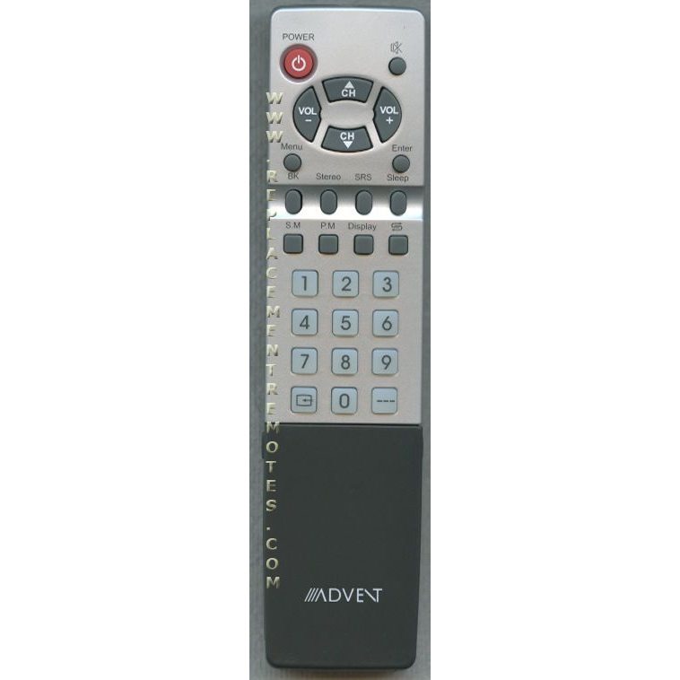 Advent RCU38R0B TV Remote Control