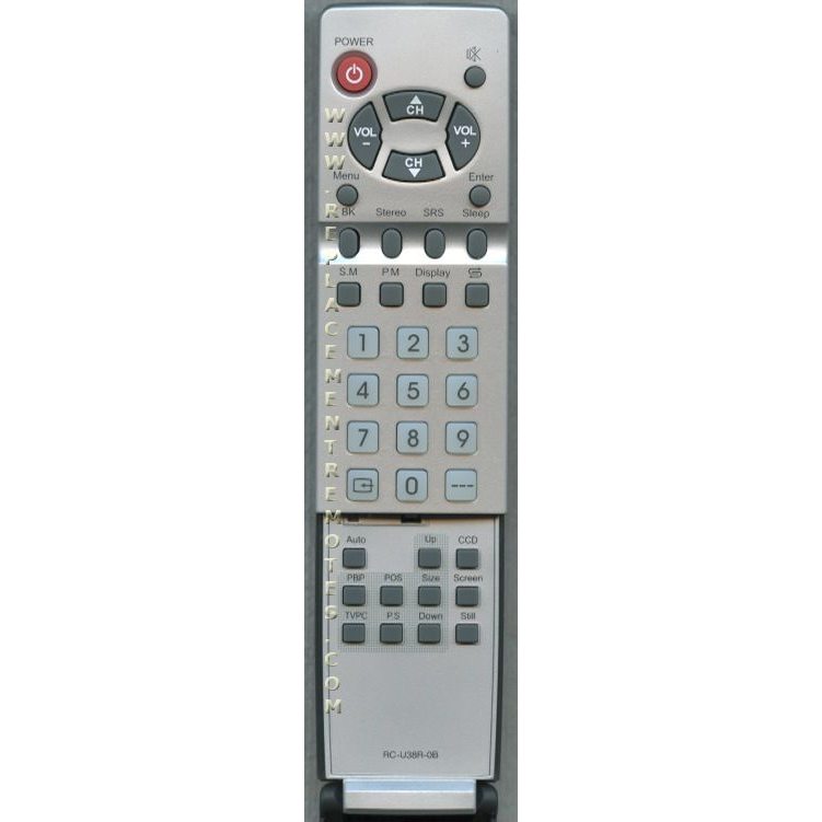 Advent RCU38R0B TV Remote Control