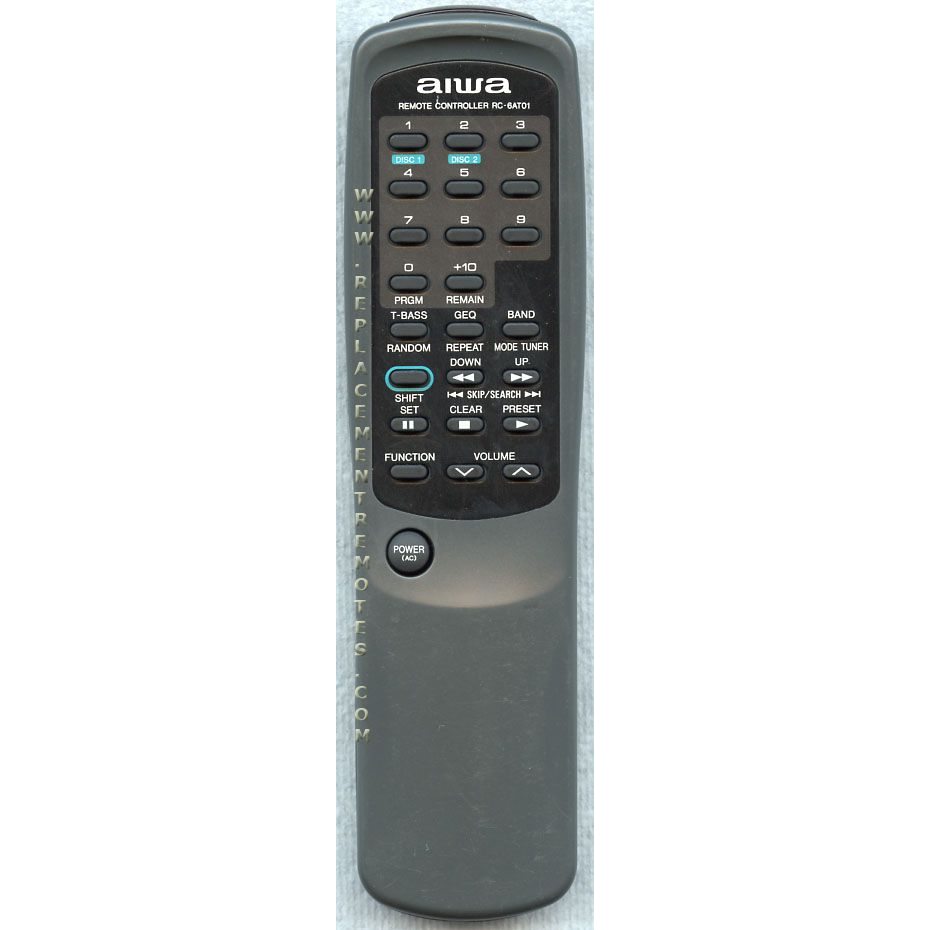 Aiwa RC6AT01 Audio Remote Control