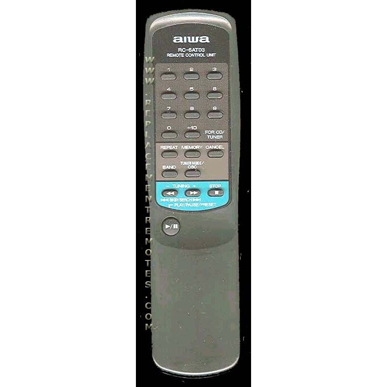 Aiwa RC6AT03 Audio Remote Control