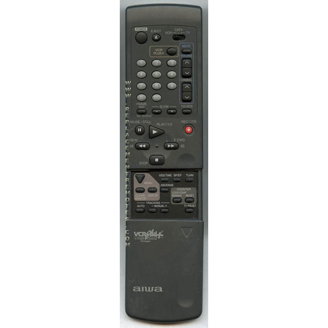 Aiwa RC6VR02 VCR Remote Control