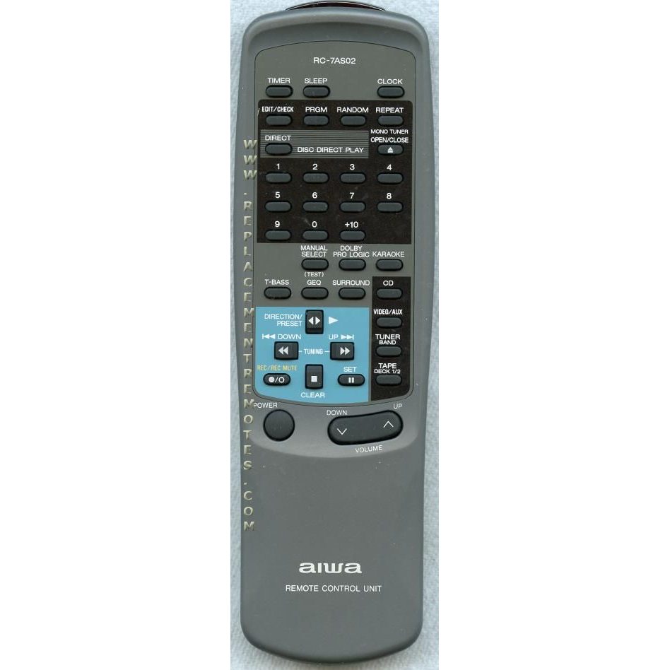 Aiwa RC7AS02 Audio Remote Control