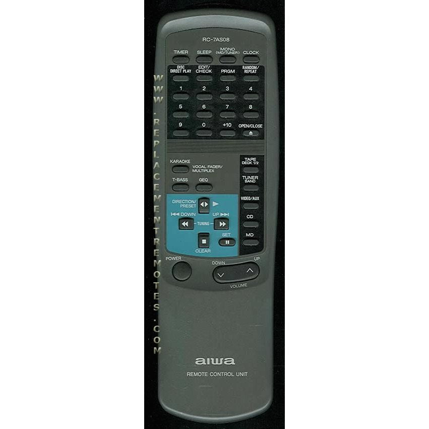 Aiwa RC7AS08 Audio Remote Control