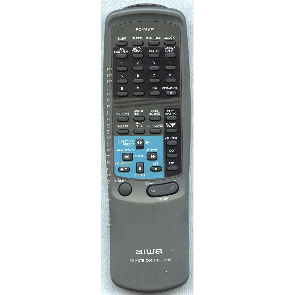 Aiwa RC7AS09 Audio Remote Control