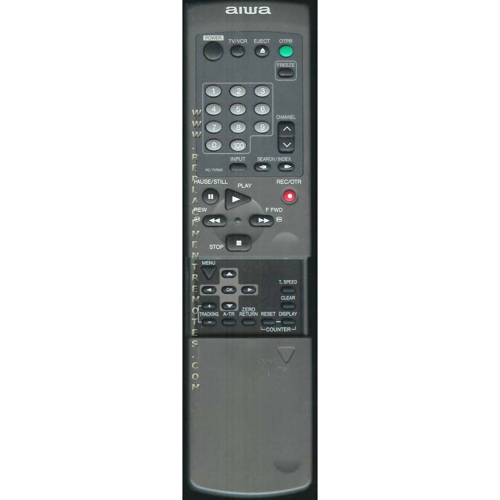 Aiwa RC7VR23 VCR Remote Control