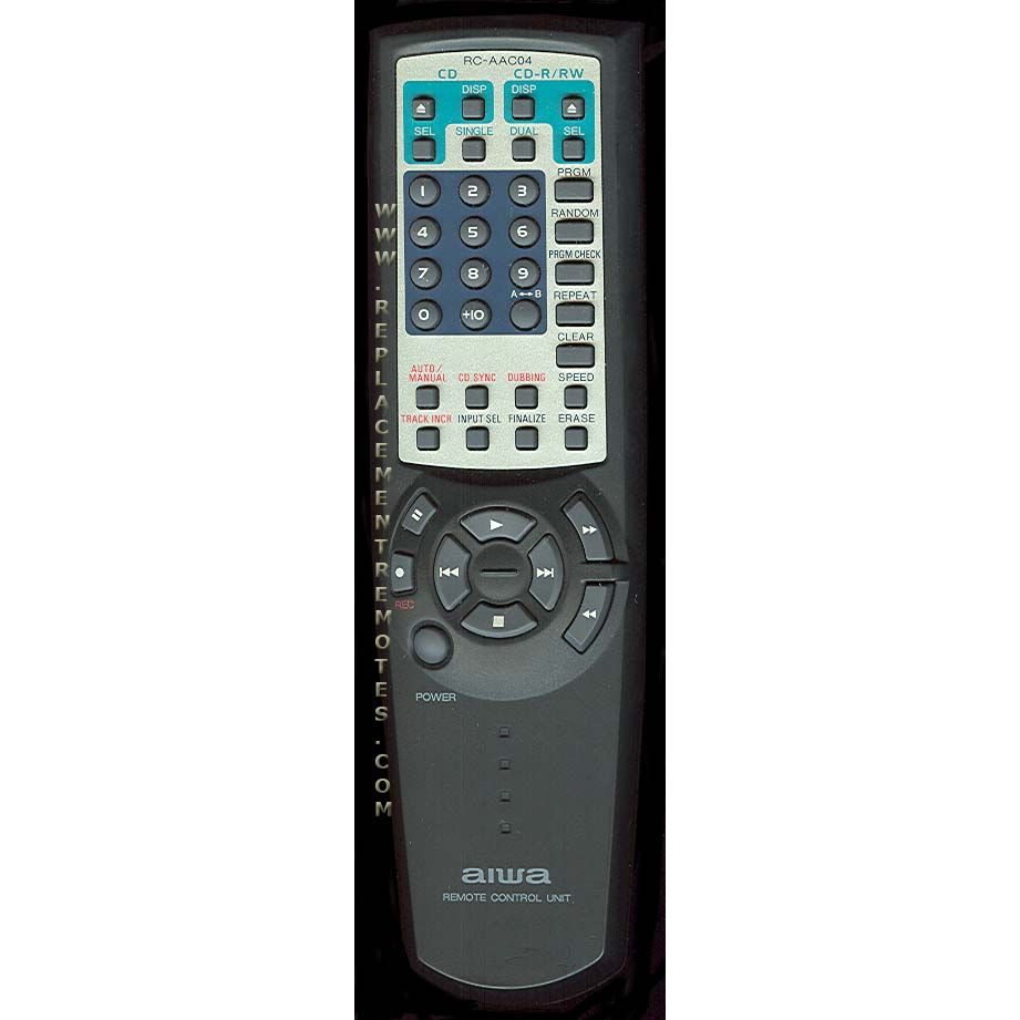 Aiwa RCAAC04 Audio Remote Control