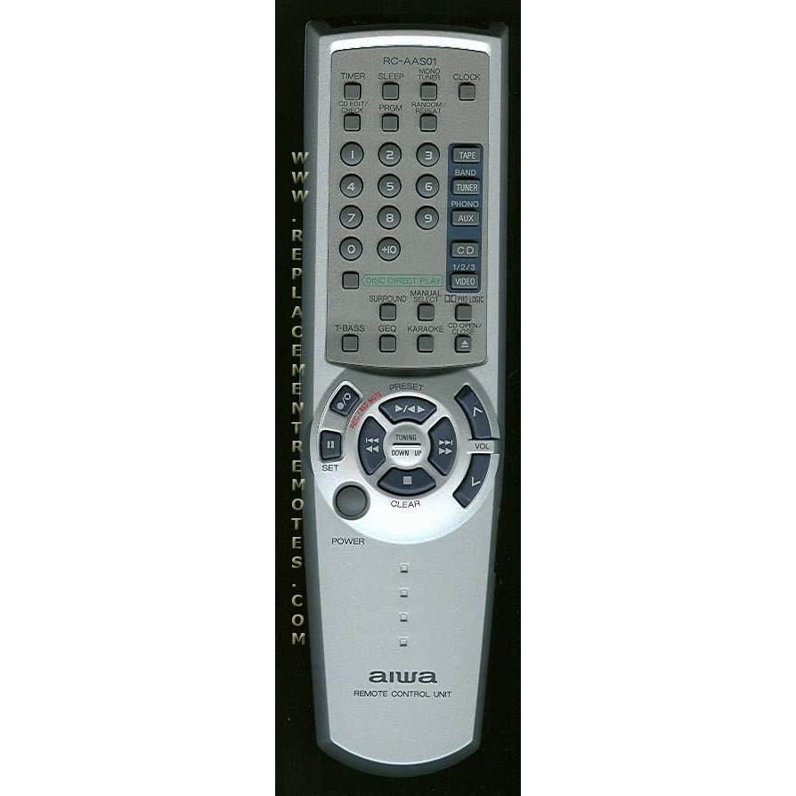 Aiwa RCAAS01 Audio Remote Control