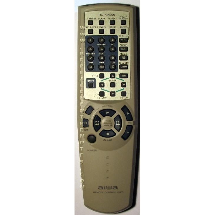 Aiwa RCAAS05 Audio Remote Control