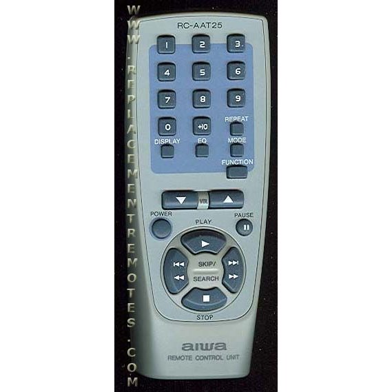 Aiwa RCAAT25 Audio Remote Control