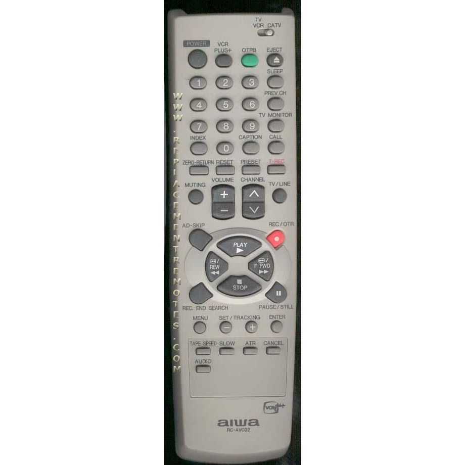 Aiwa RCAVC02 TV/VCR Remote Control