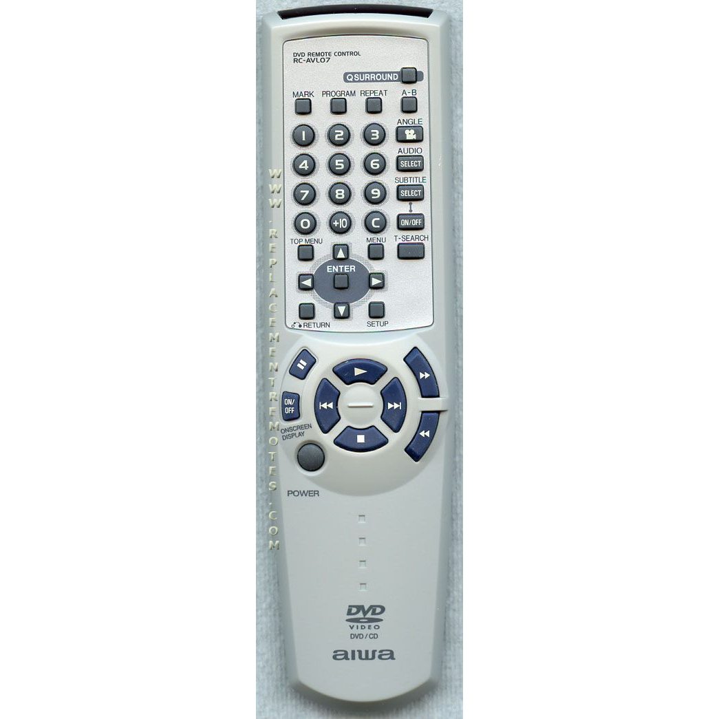 Aiwa RCAVL07 Audio Remote Control