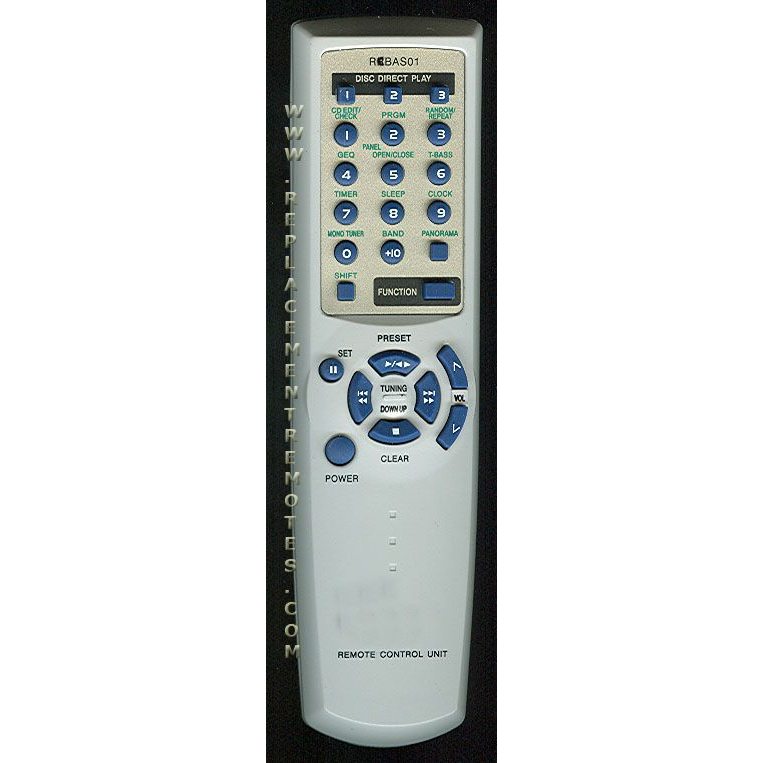 Aiwa RCBAS01 Audio Remote Control