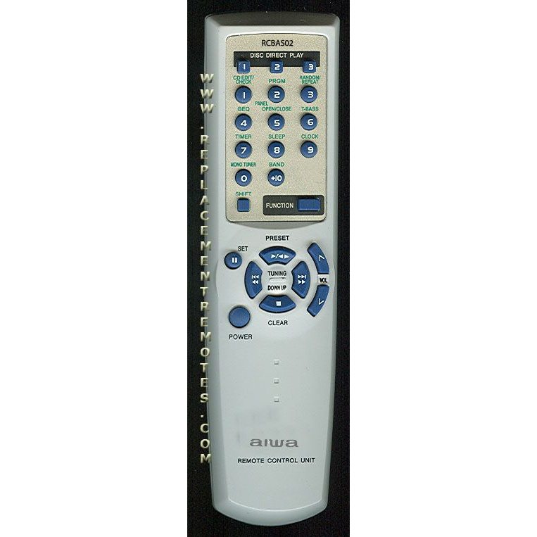 Aiwa RCBAS02 Audio Remote Control