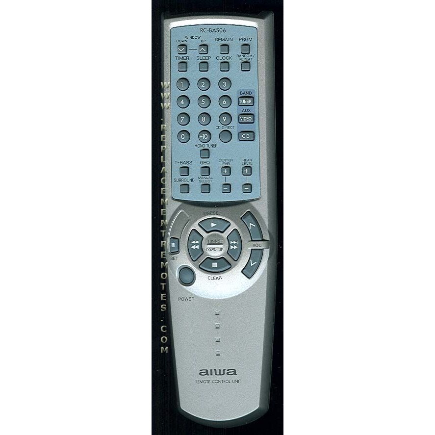 Aiwa RCBAS06 Audio Remote Control