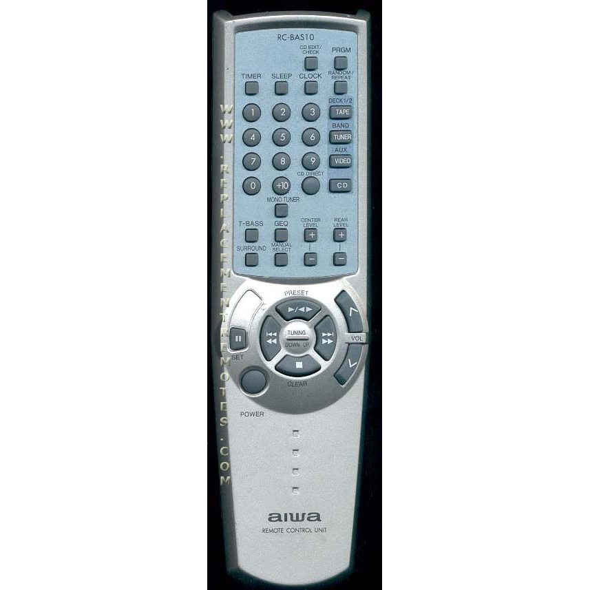 Aiwa RCBAS10 Audio Remote Control