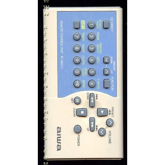 Aiwa RCBAS11 Audio Remote Control