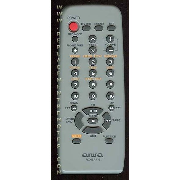 Aiwa RCBAT15 Audio Remote Control