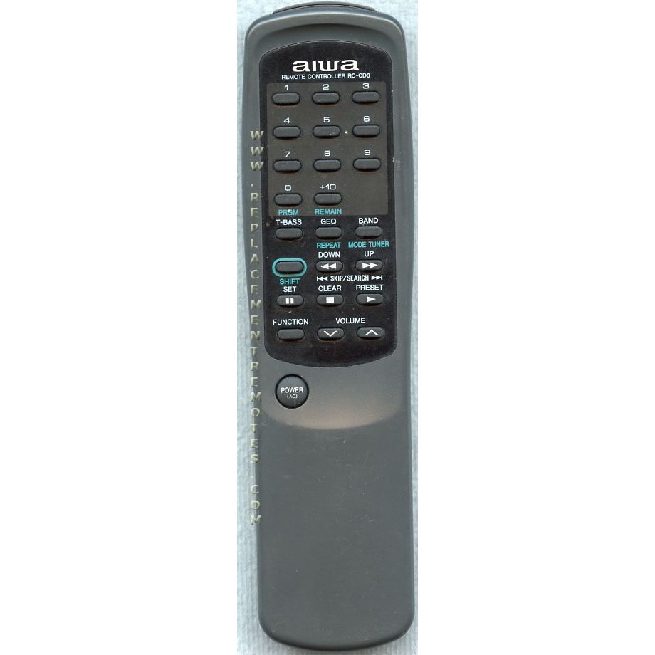 Aiwa RCCD6 Audio Remote Control