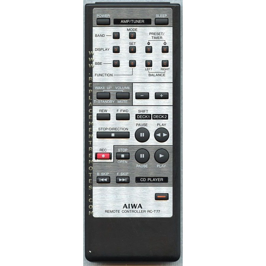 Aiwa RCT77 Audio Remote Control