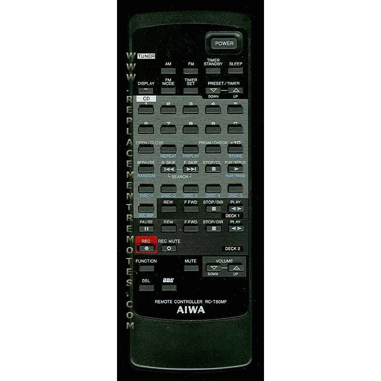 Aiwa RCT80MF Audio Remote Control