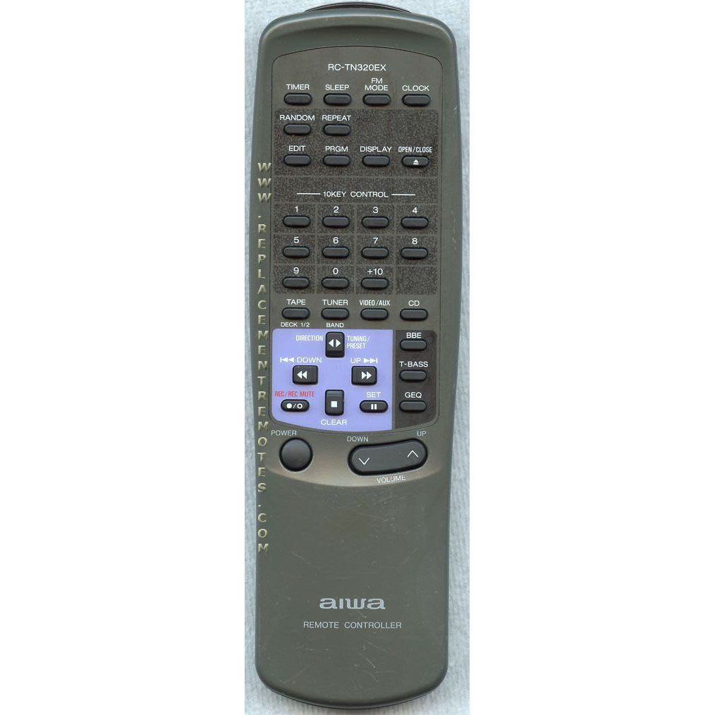 Aiwa RCTN320EX Audio Remote Control