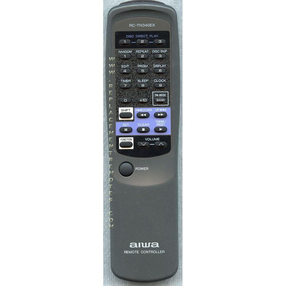 Aiwa RCTN340EX Audio Remote Control