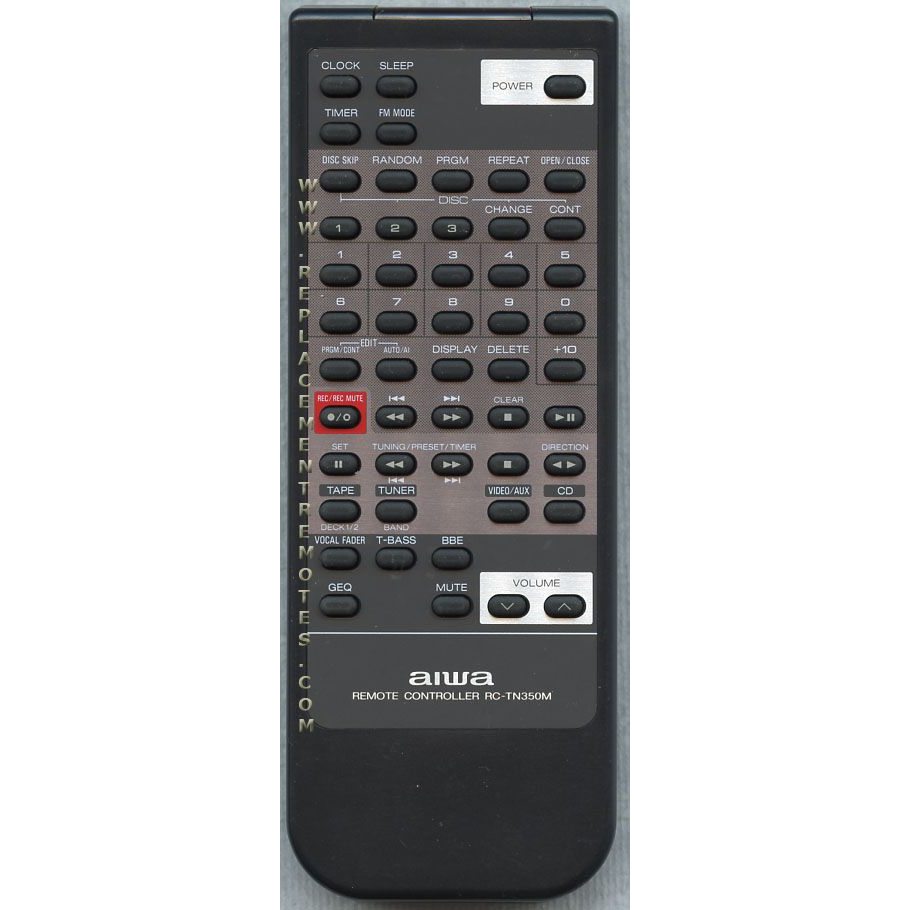 Aiwa RCTN350M Audio Remote Control