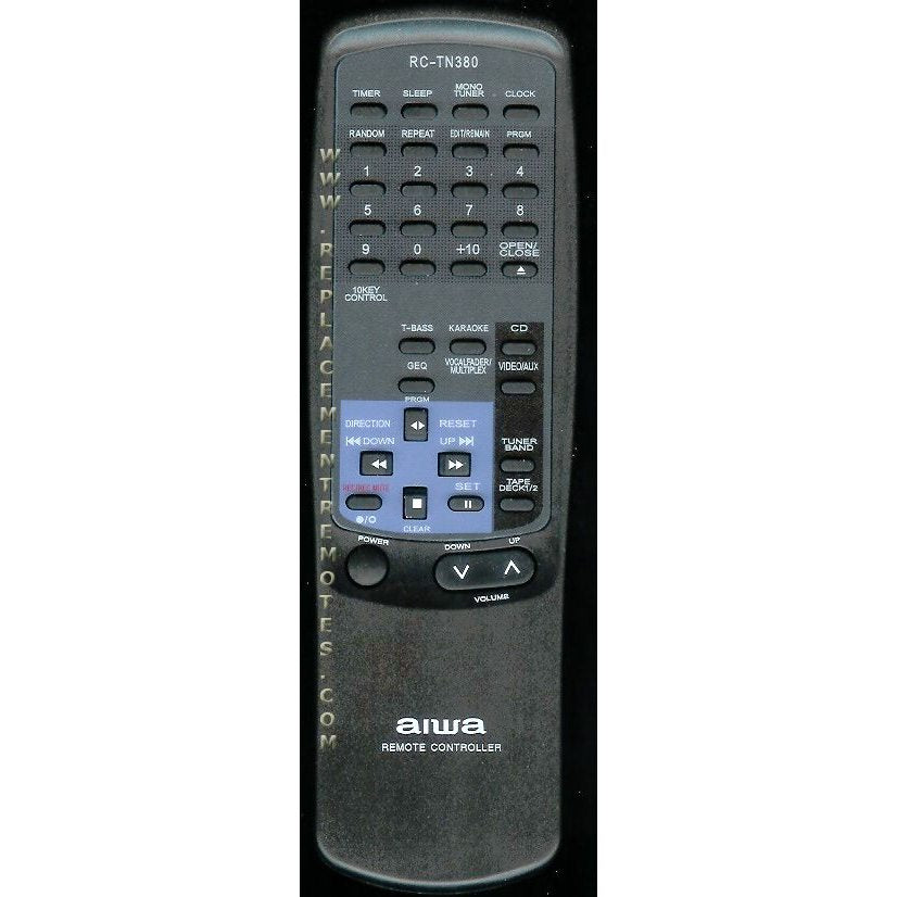 Aiwa RCTN380EX Audio Remote Control