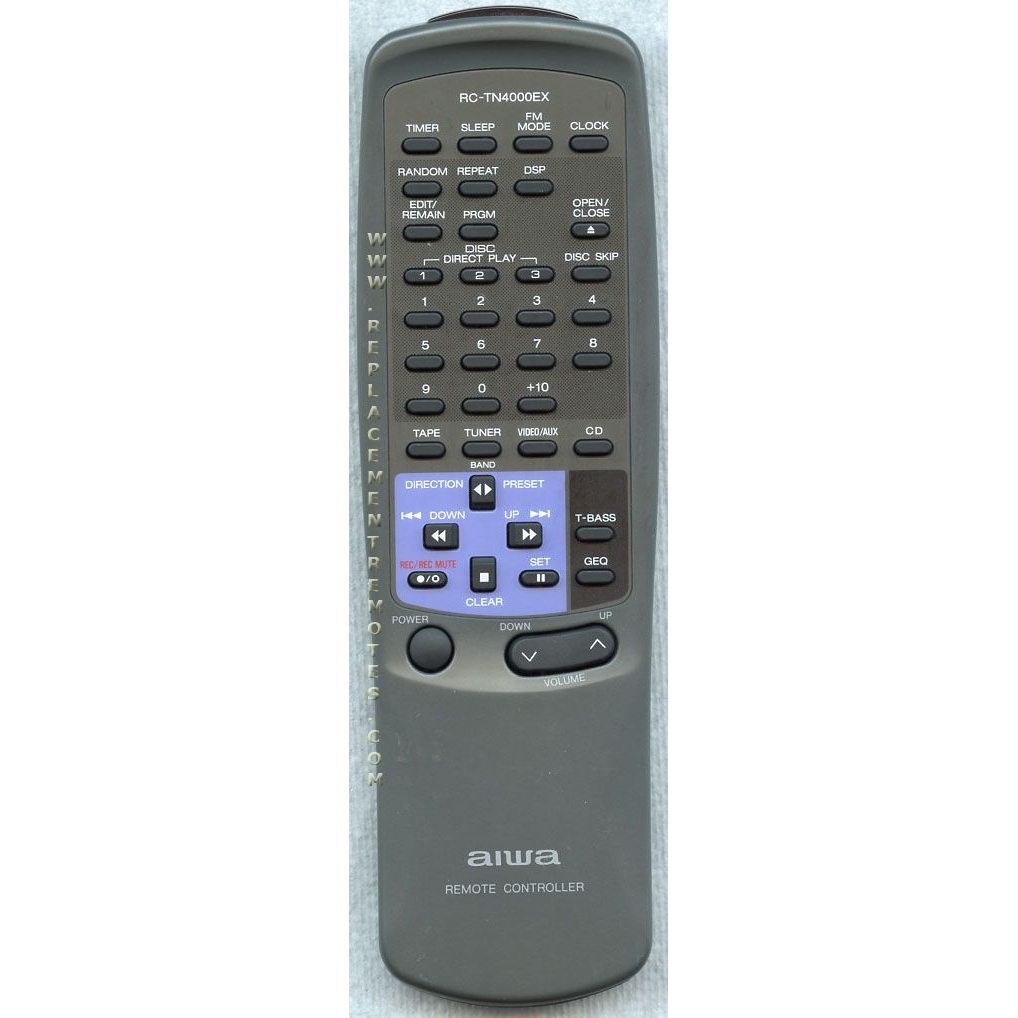 Aiwa RCTN4000EX Audio Remote Control