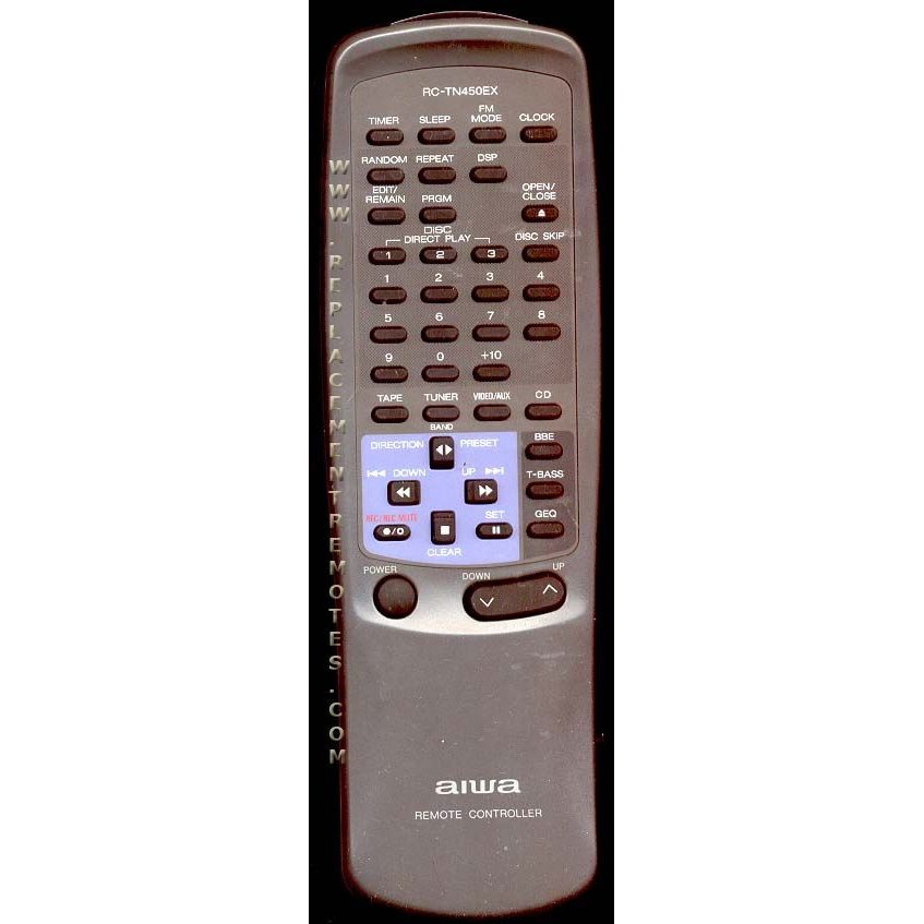 Aiwa RCTN450EX Audio Remote Control