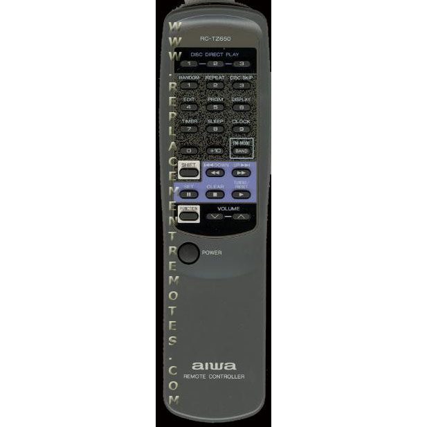 Aiwa RCTZ650 Audio Remote Control