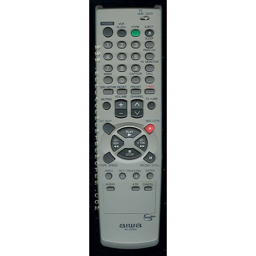 Aiwa RCZVC02 VCR Remote Control