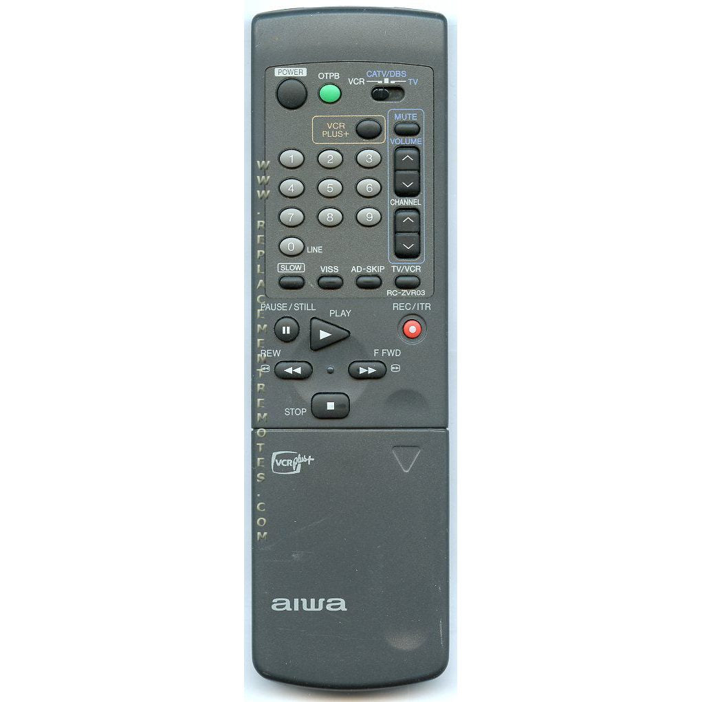 Aiwa RCZVR03 VCR Remote Control