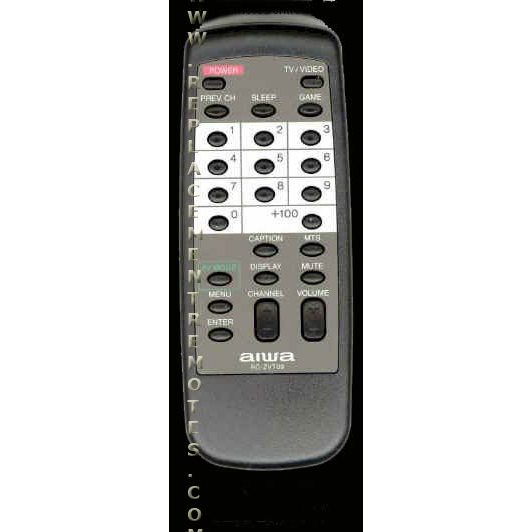 Aiwa RCZVT09 TV Remote Control