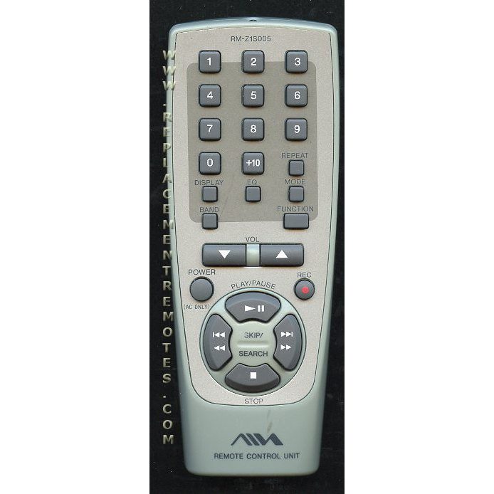 Aiwa RMZ1S005 Audio Remote Control