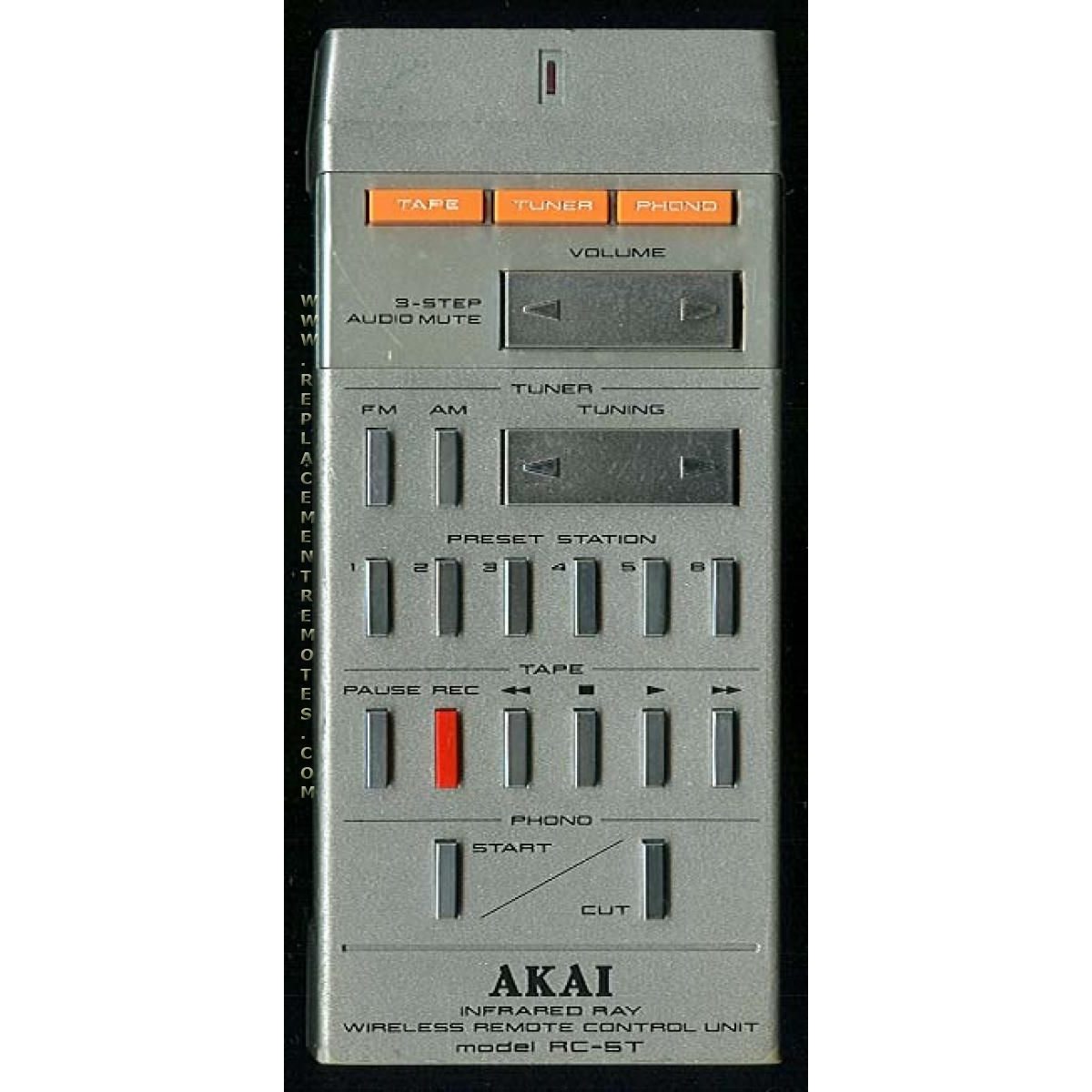 Akai RC5T Audio Remote Control