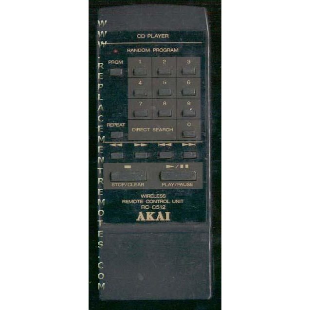 Akai RCC512 Audio Remote Control