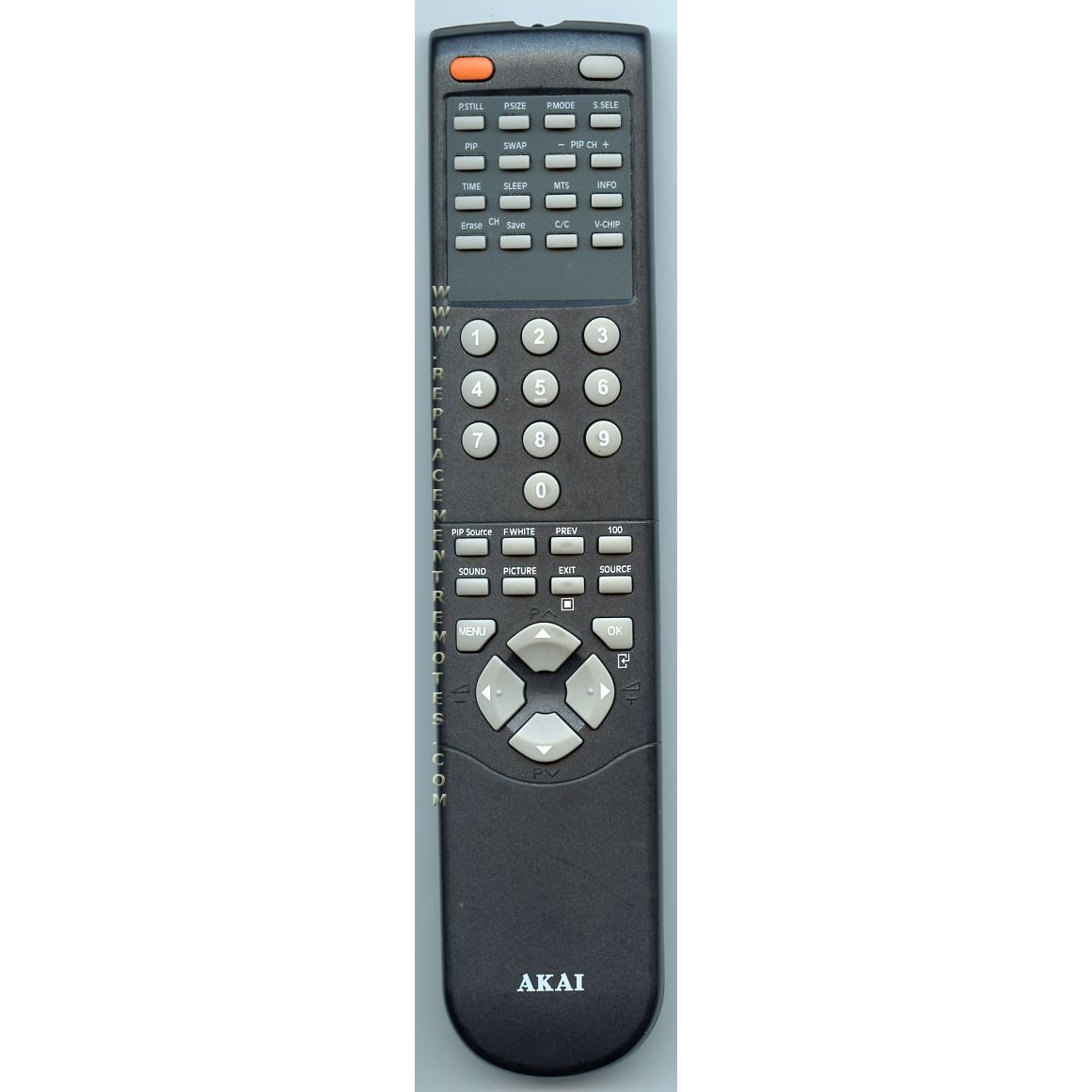 Akai RCNN106 TV Remote Control