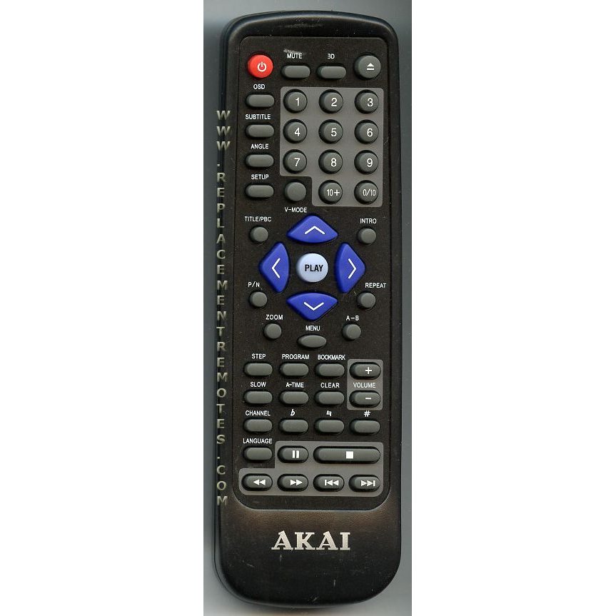 Akai RCNN53 DVD Remote Control